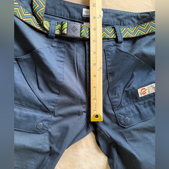 Columbia Women's Kestrel Trail II Omni-Shield Capri Pants Navy Blue Size 4 - Picture 11 of 11